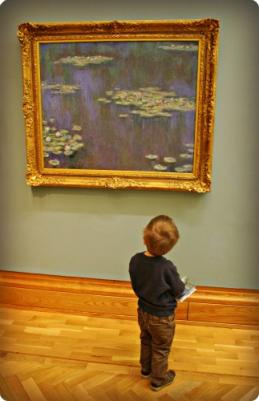 Monet's waterlillies for children