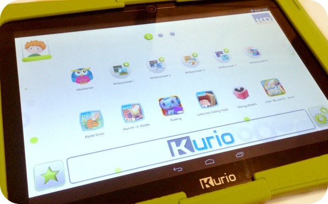 Kurio 10S Personalised Screen