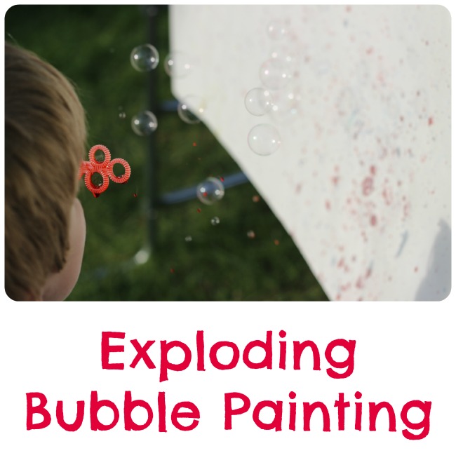 Exploding Bubble Painting