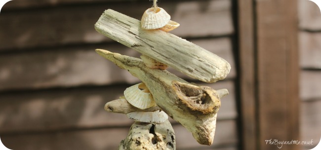 Beach Art Driftwood Windchime