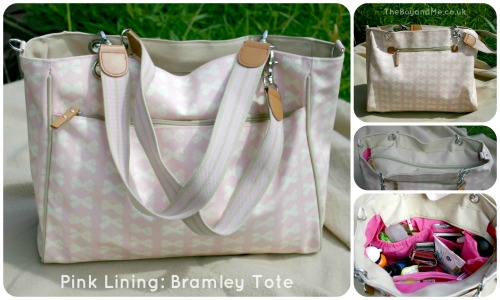 Pink Lining change bag