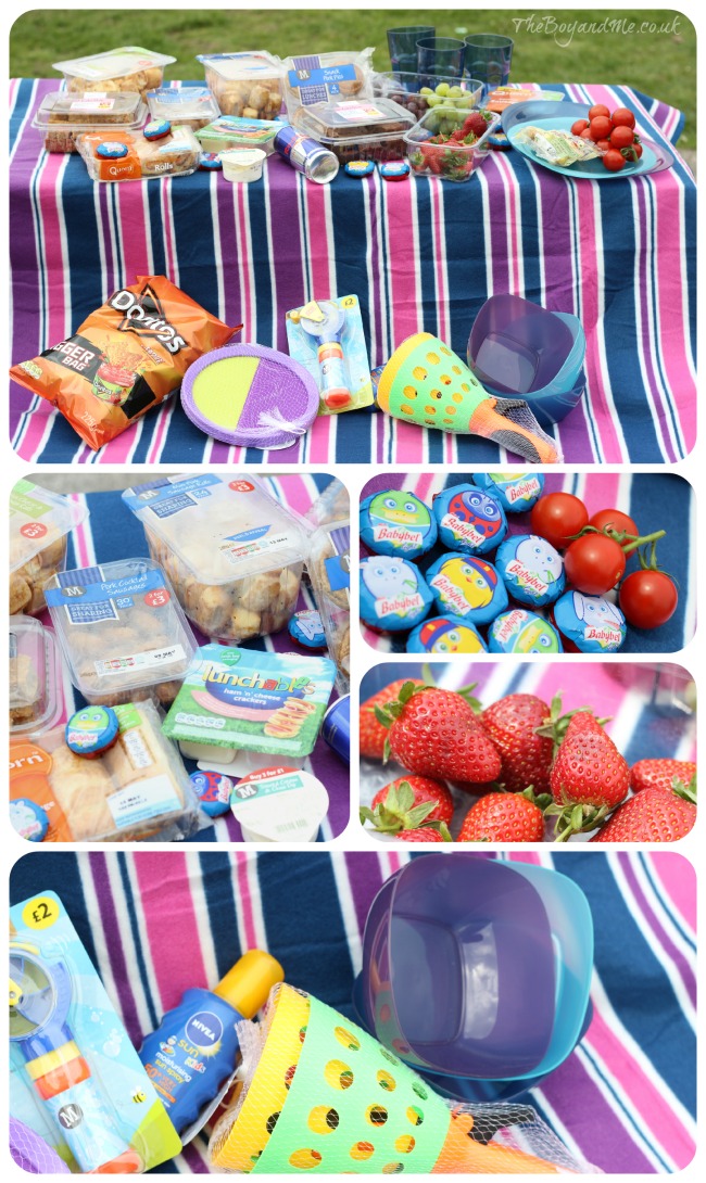 Picnic food from Morrison's